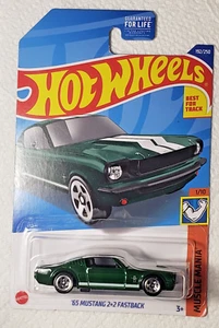 Ford Mustang 2+2 Fastback Hot Wheels 2022 #192 1965 65 verde - Imagen 1 de 2