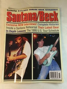 Guitar Player Best Of Magazine Santana Beck 1995 - Picture 1 of 7