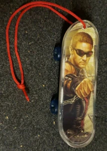 Marvel Avengers 2012 Plastic Mini Skateboard Ornament The Sharp Shooter *Used* J - Picture 1 of 3