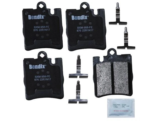 Juego de pastillas de freno traseras Bendix 61755CKVC para Mercedes E420 1997 Foto 1 de 2