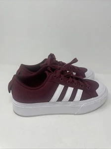 adidas Bravada 2.0 Women's Size 9 Platform Casual Sneakers Shoes Shadow Red - Picture 1 of 5