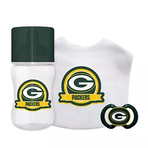 BabyFanatic - Green Bay Packers - Officially Licensed NFL 3-Piece Gift Set - Picture 1 of 4