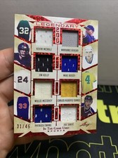 2022 Leaf in the Game Used Legendary 200 Mchale, Rivera, Kelly, Ewing, Sakic