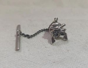 Rare VTG 1950s Swank Western Gun Revolver Chain Clip Pin - Picture 1 of 3
