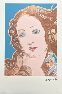 ANDY WARHOL  - Birth of Venus - signed, numbered edition 52/100, 38 x 56 cm - Picture 1 of 7