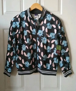DISNEY STITCH ALLOVER YOUTH FLEECED JACKET, SIZE 16 (XL) - Picture 1 of 3