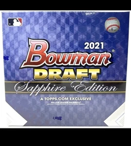 2021 Bowman Draft Sapphire Edition Baseball Hobby Box - Picture 1 of 1
