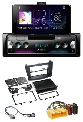 Pioneer USB MP3 Bluetooth DAB Autoradio für Mazda 3 (ab 2009) - Bild 1 von 4