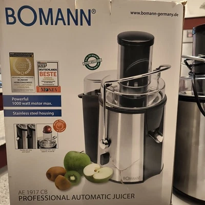 Profi Automatik Entsafter für Obst und Gemüse aus Edelstahl 1000W  - Bild 1 von 4