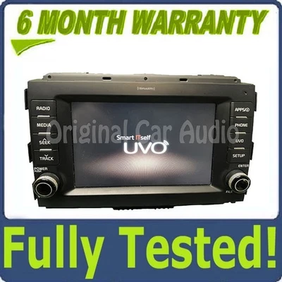 2017 - 2018 Kia Sedona OEM UVO Multi Media Apple Car Play Android Auto Radio - Image 1 of 4