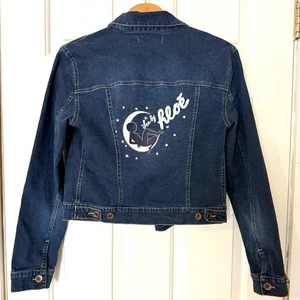 SEE BY CHLOE Dark Denim Jeansjacke hellblau Gr. 44 / 10 Fehler - Bild 1 von 10