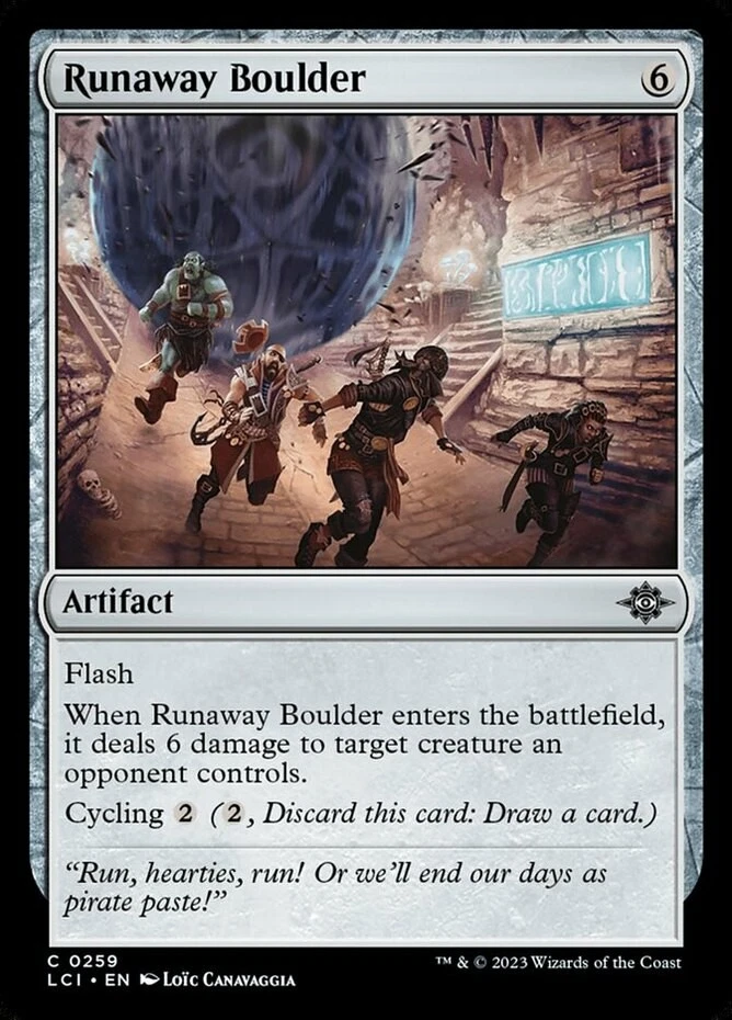 x1 Runaway Boulder - Lost Caverns of Ixalan - NM - MTG - Image 1 of 1