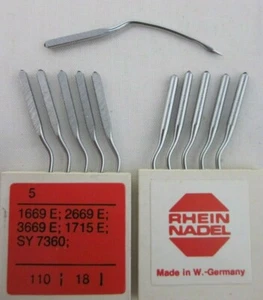 1669 E/3669 E /1715 E Nm:110/18 Strobel, Adamson, Balg gebogen Nähnadel - Bild 1 von 7