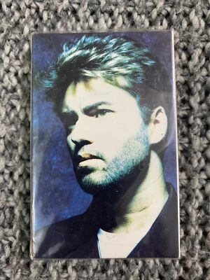 Cassette Tape Single New Sealed 1990 George Michael. Waiting For That Day. Moth - Image 1 of 3