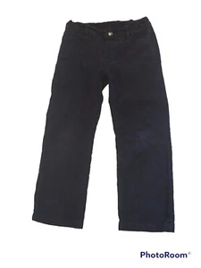Izod Boy s Size Large (7) Regular Navy Corduroy Adjustable Waist Pull On Pants - Picture 1 of 9