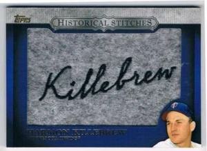 2012 Topps Historisches Stitches # Hs-Hk Harmon Killebrew Nm-Mt S2 - Bild 1 von 1