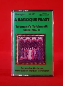 A Baroque Feast Telemann's Tafelmusik Suite No. 2 Cassette 1982 - Picture 1 of 9