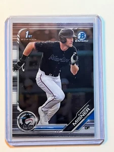 2019 1st Bowman Chrome Kameron Misner #BDC-196 Miami Marlins - Picture 1 of 2