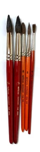 5 Pinsel von Elco, verschiedene Stärken (2x14-2x8-1x4) #P6-H1,5-G38 - Bild 1 von 2