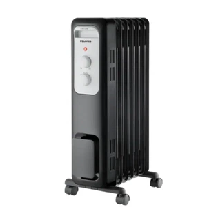 Pelonis Electric Space Heater with Thermostat 1,500-Watt Oil-Filled Radiant Heat - Picture 1 of 12