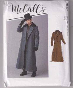 8137 McCALLS - ABRIGO largo - para hombre talla 46/48/50/52" pecho - Imagen 1 de 2