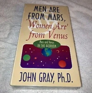 New Men are from Mars, Women are from Venus The Secrets Of Passion VHS John Gray - Picture 1 of 6