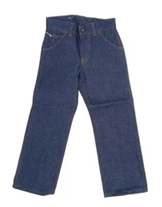 Vintage NOS Vintage Key Imperial Dark Wash Bootcut Denim Blue Jeans Size 6 Reg - Picture 1 of 7