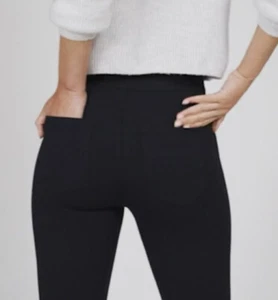 Auth $128 SPANX PONTE THE PERFECT PANTS Ankle 4-Pocket-20202R-Black-Size Small - Picture 1 of 9
