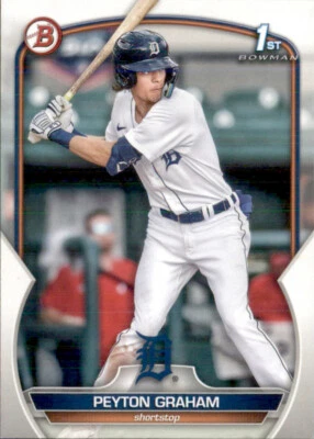 2023 BOWMAN PROSPECT PAPER 1ST DETROIT TIGERS PEYTON GRAHAM #BP-57 - Image 1 of 2