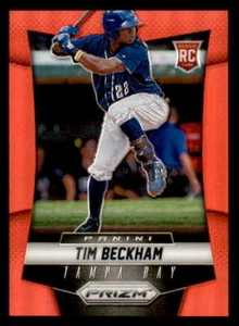 2014 Panini Prizm Prizms Red #174 Tim Beckham Rookie #4/25 (ref 81826) - Picture 1 of 2