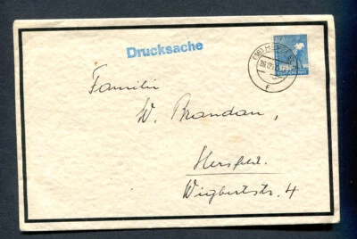 Alemania - AMG: Cubierta de luto de 1947 - Herseld - ¡VALOR MUY ALTO!! Foto 1 de 2