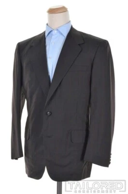 Blazer Abrigo Deportivo Chaqueta OXXFORD CLOTHES Gris Cuadros Lana Para Hombre - 42 Foto 1 de 4