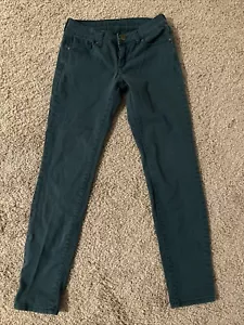 Buffalo David Bitton Teal Denim Skinny Jeans Stretch Women's Size 25x28” - Picture 1 of 10