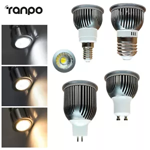 9w -18w dimmable led spotlight bulb gu10 bulbs daylight spot lights e12 110v cob - Picture 1 of 16