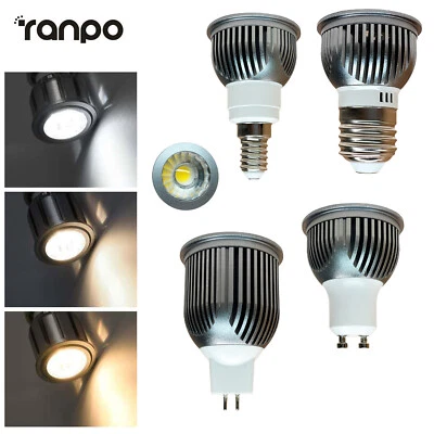 9w -18w dimmable led spotlight bulb gu10 bulbs daylight spot lights e12 110v cob - Image 1 of 4