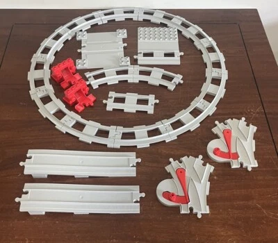 Duplo Push And Go Track Ovalado 14 Curvas, Rectas, Pista con Placa Gris 23 Total Foto 1 de 4