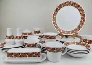 Vintage Noritake Progression Southern Glow 24 piece Dinner Set for 4 GREAT COND. - Picture 1 of 24