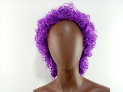 Lacey Costume Wig of New York Collection - Long Curly Clown II Color: KAF Purple - Image 1 of 4