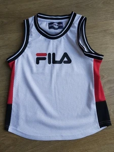 Worn Once FILA Basketball VEST T Shirt SPORTS TOP Boys 12 13 yrs - Picture 1 of 6