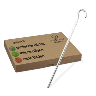 Justcamp Fresno Erdnagel rund - 30 cm [48 Stück]