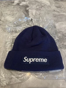 Gorro Supreme New Era con logotipo de caja azul marino - Imagen 1 de 2