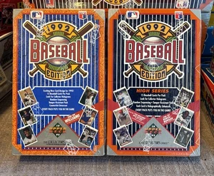1992 Upper Deck Baseball Boxes (2) 1st Series & High Series SEALED NICE - Picture 1 of 10