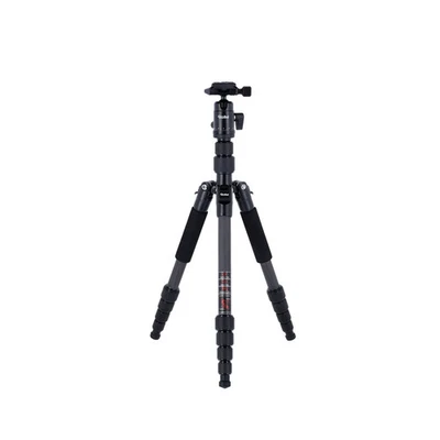 Rollei Compact Traveler No.1 Carbon Fiber Tripod, Black, 946g, Height 145cm - Image 1 of 4