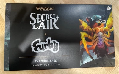 MTG Secret Lair x Furby: The Oddbodies CONFETTI FOIL EDITION Sealed, In Hand - Image 1 of 2