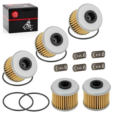 5 Pack Oil Filter Kit For Honda CRF150R CRF150RB CRF250R CRF250X CRF450R CRF450X - Image 1 of 4
