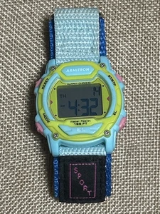 ARMITRON UNISEX BLAU GELB RUND SPORTUHR 45/7041 VERSTELLBAR WASSERDICHT - Bild 1 von 8