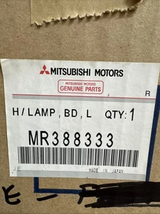 Mitsubishi LH Headlight 1999-2001 Lancer/Colt W/Auto Headlights NOS - Picture 1 of 22