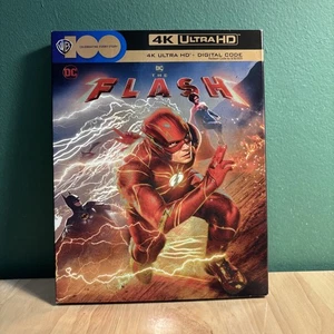 The Flash (2023) [4K UHD Blu-ray, Slipcover, No Digital, Pre-Owned] - Foto 1 di 4