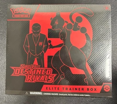 2025 POKEMON TCG SCARLET & VIOLET DESTINED RIVALS ELITE TRAINER BOX SEALED - Image 1 of 4