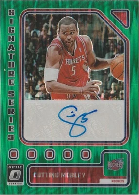 Baloncesto Cuttino Mobley 2023-24 Donruss Optic Green automático #SS-CUT Foto 1 de 2